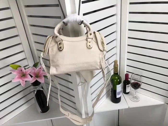 BALENCIAG巴黎世家 經典機車 原版山羊皮 包邊五金款 手提肩背斜挎包  BL1433
